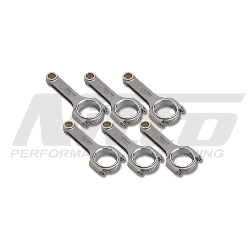 Nitto Ford Barra 4.0L H-beam connecting rods, set of six - Nitto