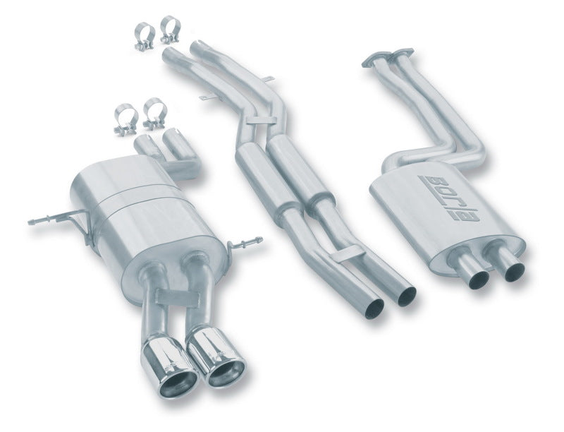 Borla Cat-Back Exhaust - BMW 325i / 330i (E46) - Polished Tips - Image 2