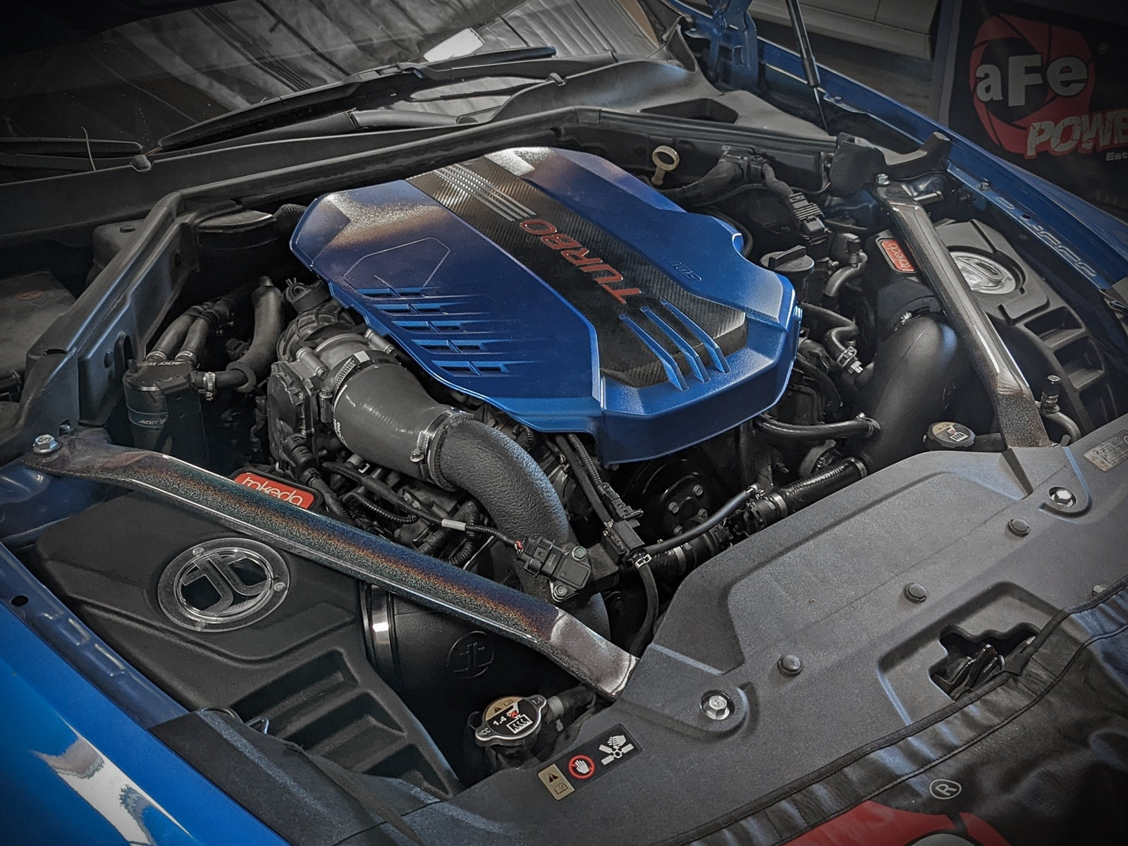 AFE Takeda Momentum Cold Air Intake System – Kia Stinger GT (2018–2023, 3.3L) - Chicane Australia