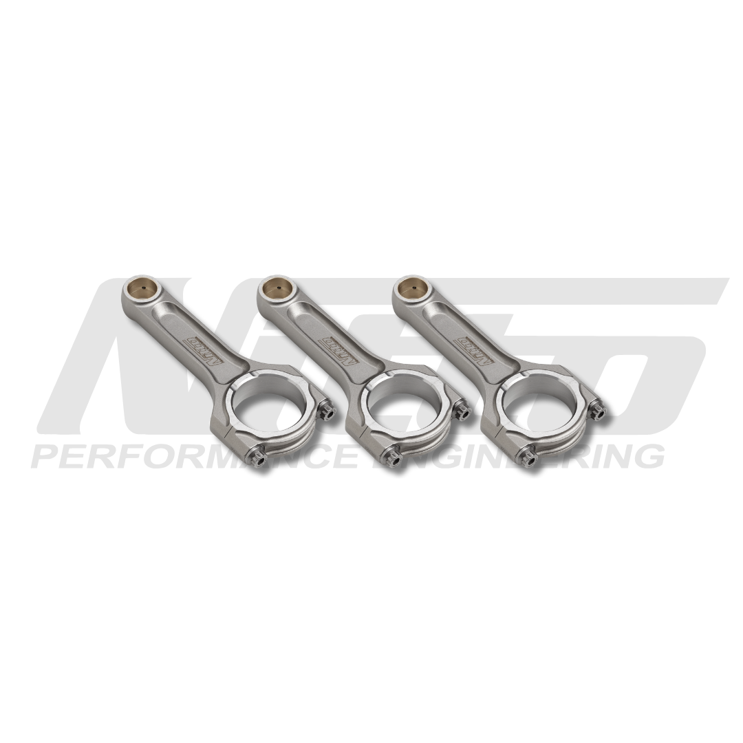 Nitto V2 I-beam connecting rods for the Toyota G16E-GTS, set of 3 with ARP bolts and CHE pin bushes