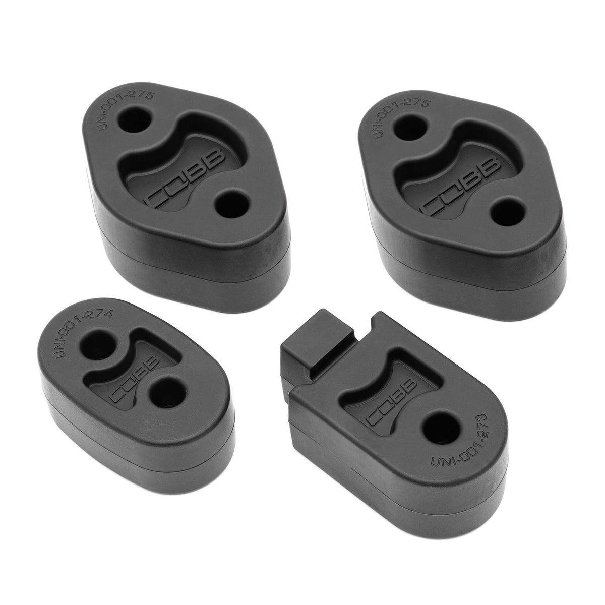COBB exhaust hanger kit – Ford Focus ST – twist-in and two-hole silicone hangers