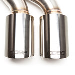 COBB cat-back exhaust – Ford Focus ST – polished tips with etched COBB logos - Cobb Tuning Thumbnail
