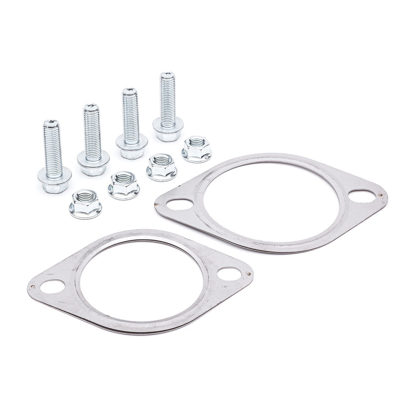 COBB cat-back exhaust hardware kit – Ford Focus RS LZ – kit contents (product illustration) - Cobb Tuning