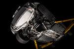COBB stainless exhaust – VW Golf GTI Mk6 – installed system seen from under the car (product illustration) - Cobb Tuning Thumbnail