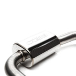 COBB stainless cat-back exhaust – Volkswagen Golf GTI Mk7 – COBB-stamped muffler close-up - Cobb Tuning Thumbnail