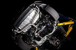 COBB stainless cat-back exhaust – Volkswagen Golf GTI Mk7 – fitted under the car, view from below - Cobb Tuning Thumbnail