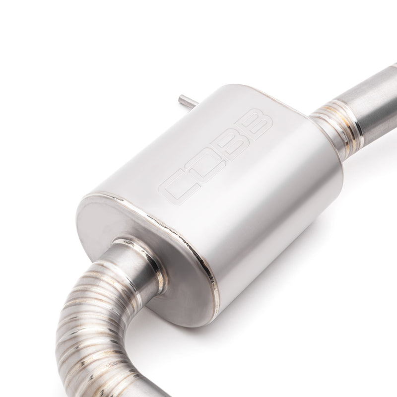 COBB titanium cat-back exhaust – Volkswagen Golf GTI Mk7 – COBB muffler and pipe bend - Cobb Tuning