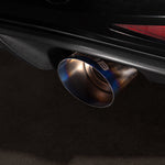 COBB titanium cat-back exhaust – Volkswagen Golf GTI Mk7 – blued tip below the rear bumper - Cobb Tuning Thumbnail