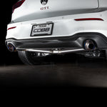 COBB blued titanium exhaust tip kit – Volkswagen Golf GTI Mk8 – dual tips on a white GTI rear - Cobb Tuning Thumbnail