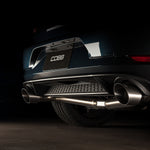 COBB brushed titanium exhaust tip kit – Volkswagen Golf GTI – dual tips on a Golf GTI rear - Cobb Tuning Thumbnail