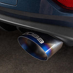 COBB titanium cat-back exhaust – Volkswagen Golf GTI Mk7.5 – blued tip below the rear bumper - Cobb Tuning Thumbnail