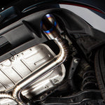 COBB titanium cat-back exhaust – Volkswagen Golf GTI Mk7.5 – right tip and pipe installed - Cobb Tuning Thumbnail