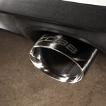 COBB stainless steel cat-back exhaust – Volkswagen Golf GTI Mk8 – tip installed, close-up - Cobb Tuning Thumbnail