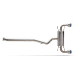 COBB titanium cat-back exhaust – Toyota 86 and Subaru BRZ – assembled system, side view - Cobb Tuning Thumbnail