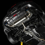 COBB titanium cat-back exhaust – Toyota 86 and Subaru BRZ – installed under the car, view from below - Cobb Tuning Thumbnail