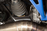 COBB axle heat shield – Toyota 86, GR86 and Subaru BRZ – installed above the exhaust pipe, close-up - Cobb Tuning Thumbnail