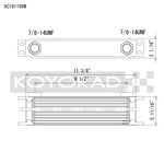 Koyo 19 Row Oil Cooler - Universal - 11.25in x 5.75in x 2in - Koyorad Thumbnail