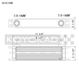 Koyorad 19 Row Oil Cooler - Universal - 286x146x51mm (11.25x5.75x2in)