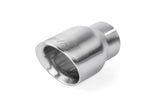 APR Double-Walled 3.5in Slash-Cut Exhaust Tips - Universal - Brushed Silver, Set of 2 - Image 2 - APR Thumbnail
