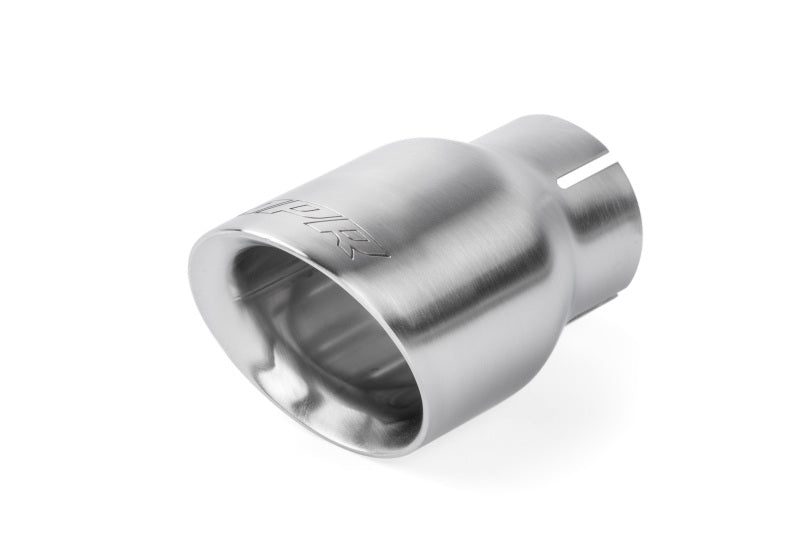 APR Double-Walled 3.5in Slash-Cut Exhaust Tips - Universal - Brushed Silver, Set of 2 - Image 2