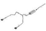 Borla Cat-Back Exhaust - Chevrolet Silverado 1500 (T1) excl. ZR2 - 3.5in Split Rear Exit 2019 - Image 7 - Borla Thumbnail
