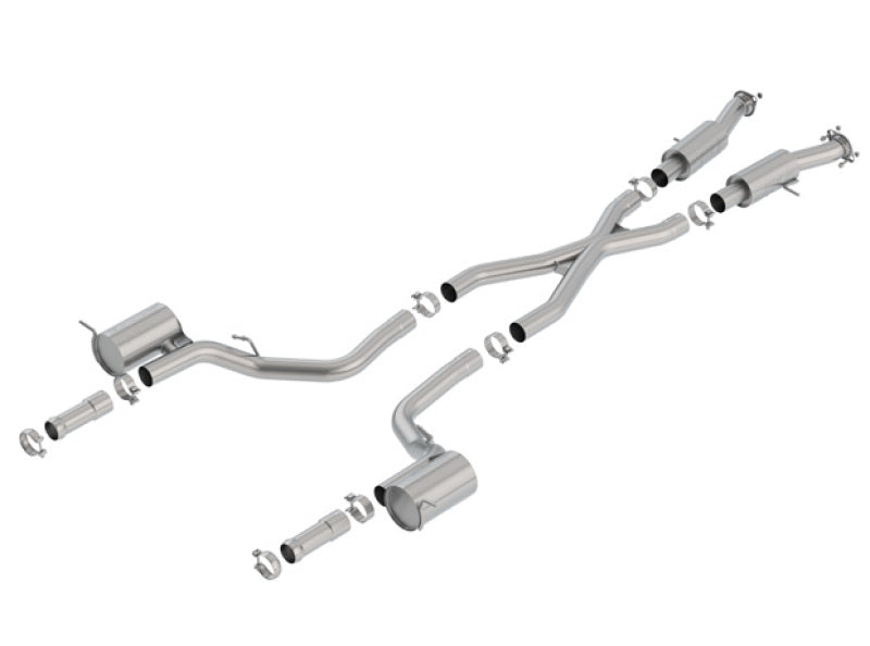 Borla Cat-Back Exhaust - Jeep Grand Cherokee Trackhawk (WK2) - 3in X-Pipe - Image 2