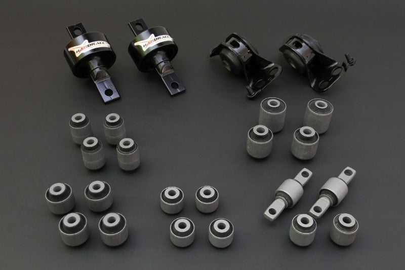 HARDRACE Arm Bushings Complete Set - Honda Integra (DC2) / Integra Type R (DC2) / Civic (EG/EH/EJ) - Hardened Rubber - HARDRACE
