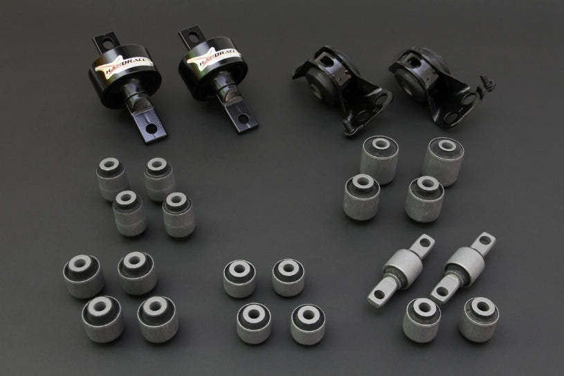HARDRACE Arm Bushings Complete Set - Honda Integra (DC2) / Integra Type R (DC2) / Civic (EG/EH/EJ) - Hardened Rubber