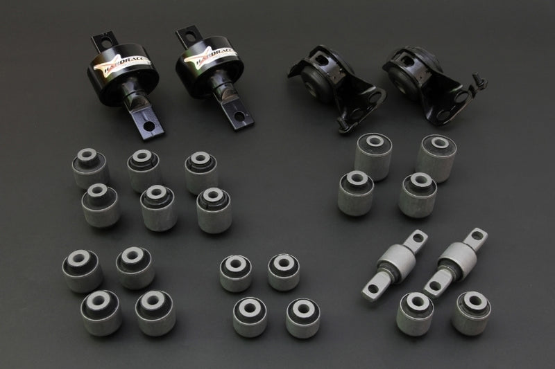 HARDRACE Arm Bushings Complete Set - Honda Integra (DC2) - Hardened Rubber - HARDRACE