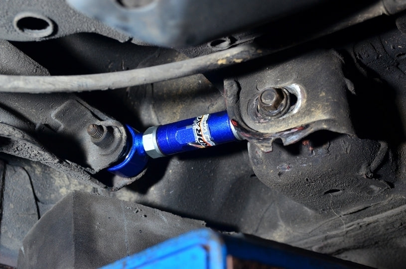 HARDRACE Rear Toe Control Arm - Honda CR-V (RD1-RD3) / Integra (DA/DC2) / Integra Type R (DC2) - Hardened Rubber - Black - Image 2