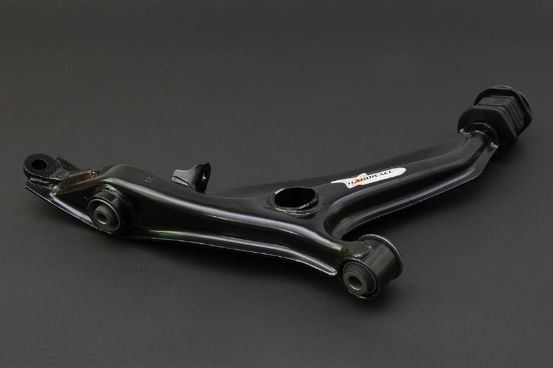 HARDRACE Front Lower Control Arm - Honda Civic (EK/EJ/EM1) - Hardened Rubber - OE Style/Black - HARDRACE