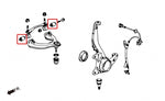 HARDRACE Front Upper Arm Bush - Honda Integra (DC2) / Civic (EG/EH/EJ) - Pillow Ball - Image 2 - HARDRACE Thumbnail