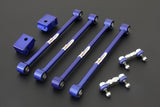 HARDRACE Rear Non-Adjustable Arm - Subaru Impreza WRX (GC/GF/GM) / Impreza WRX STI (GC/GF/GM) / Forester (SF) - Pillow Ball - 8-Piece Kit