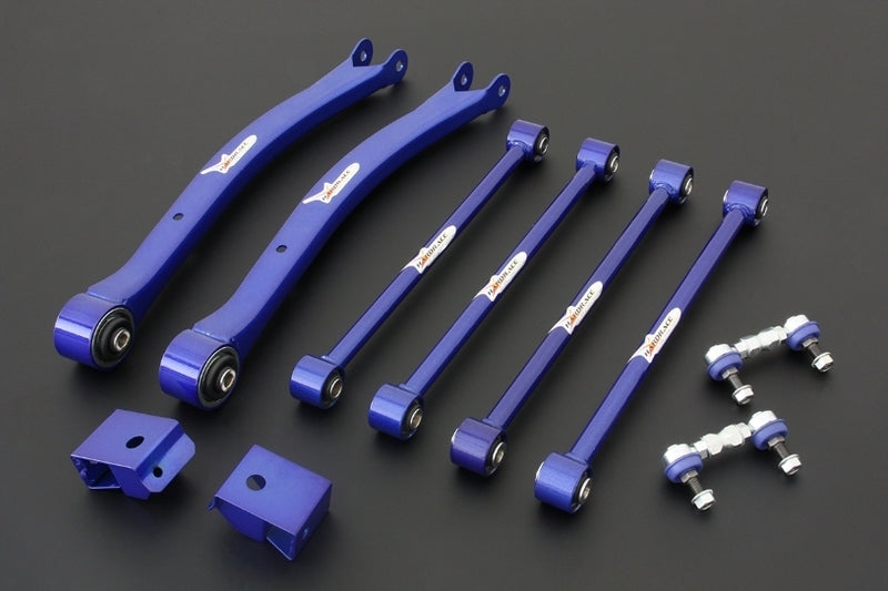 HARDRACE Rear Non-Adjustable Arm - Subaru Impreza WRX (GC/GF/GM) / Impreza WRX STI (GC/GF/GM) / Forester (SF) - Pillow Ball - 10-Piece Kit - HARDRACE