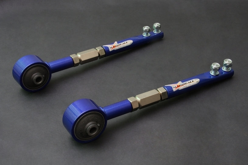 HARDRACE Heavy Duty Tension/Caster Rod - Nissan Skyline GTS-T (R33/R34) / Silvia / 180SX / 200SX (S14/S15) - Hardened Rubber