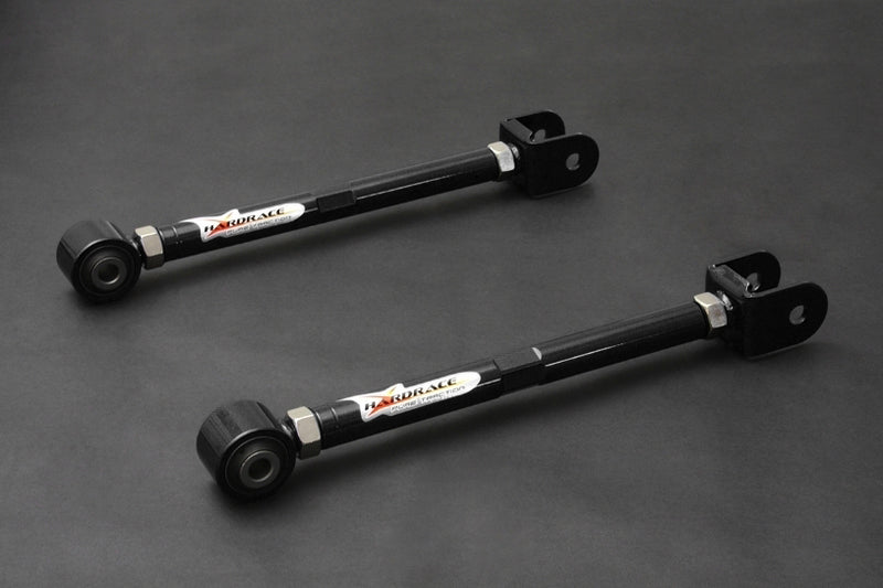 HARDRACE Rear Toe Control Arm - Nissan Skyline GTS-T (R32) / Silvia / 180SX / 200SX (S13) / 300ZX (Z32) - Hardened Rubber - Black - HARDRACE