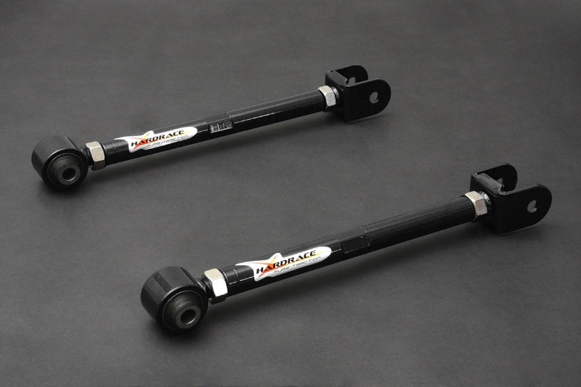 HARDRACE Rear Toe Control Arm - Nissan Skyline GTS-T (R33/R34) / Silvia / 180SX / 200SX (S14/S15) - Hardened Rubber - Black