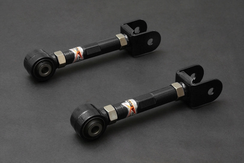 HARDRACE Rear Traction Rod - Nissan Skyline GTS-T (R32/R33/R34) / Skyline GT-R (R33/R34/R32) - Hardened Rubber - Black