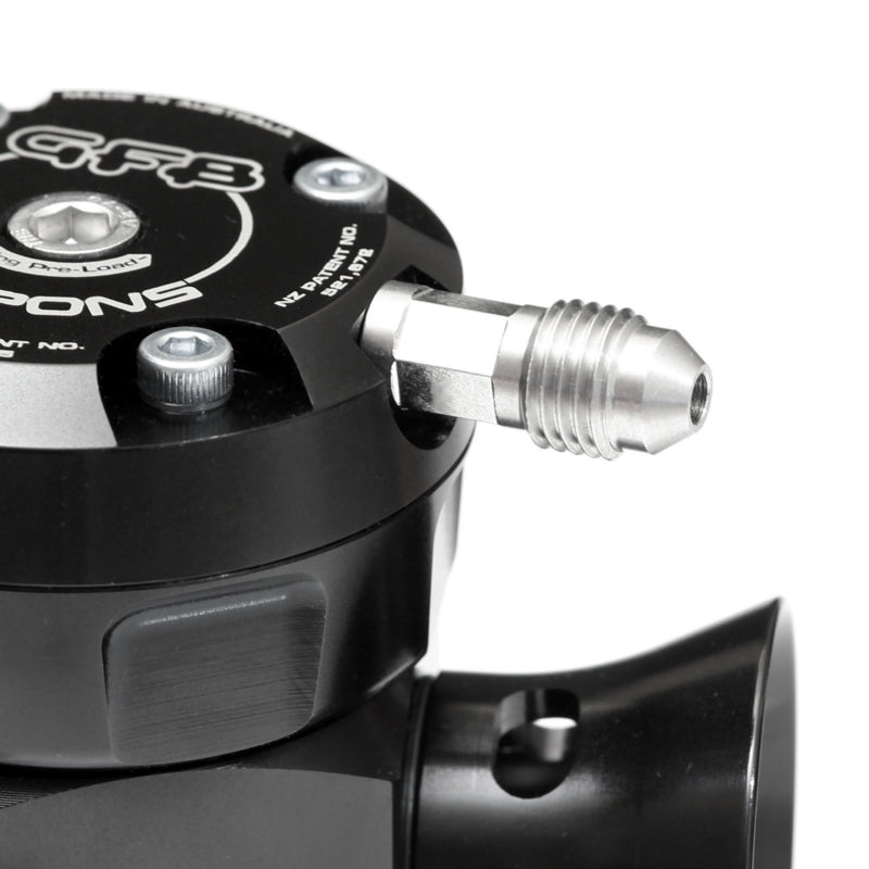 GFB 4AN Vacuum Fitting - Mach 2/Hybrid/Respons/Deceptor Pro BOV - Universal - Image 2