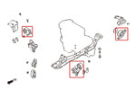 HARDRACE Hardened Engine Mount - Nissan Micra (K11) - For AT 4AT Use Only - Image 2 - HARDRACE Thumbnail