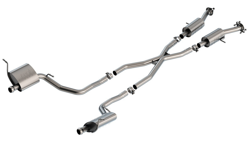 Borla Cat-Back Exhaust - Jeep Grand Cherokee Summit / High Altitude V6 (WK2) - 2.25in S-Type - Borla