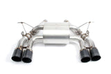 Dinan Free Flow Axleback Exhaust System - BMW M3/M4 (F80/F82/F83) - Black Tips