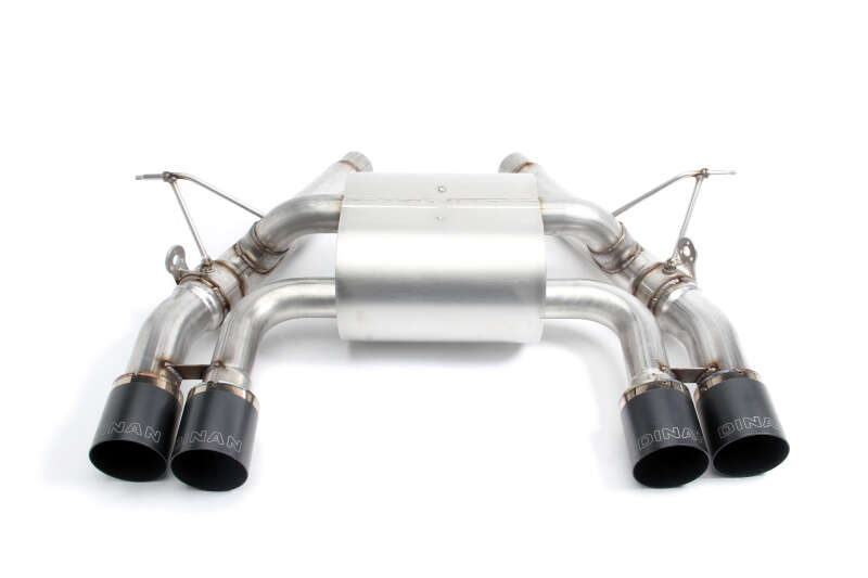 Dinan Free Flow Axleback Exhaust System - BMW M3/M4 (F80/F82/F83) - Black Tips - Dinan