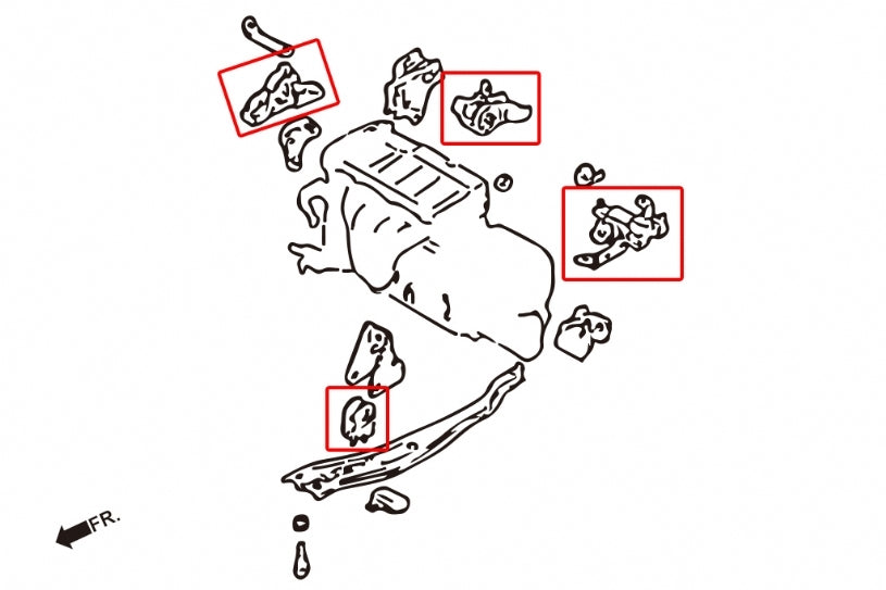 HARDRACE Hardened Engine Mount - Ford Laser (KN/KQ) / Mazda Premacy (CP) / 323 (BJ) - Compatible with 2.0 MT - Image 2