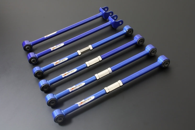 HARDRACE Rear Lateral Arm and Trailing Arm - Toyota Corolla (E110/E100) / Celica (T200) - Hardened Rubber