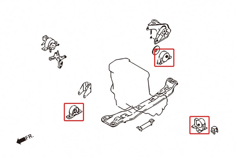 HARDRACE Hardened Engine Mount - Nissan Sentra / Sylphy (B15/N16) - Image 2