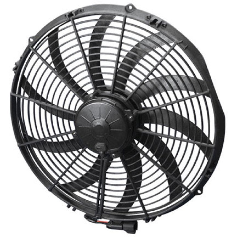SPAL 16in High Performance Race Fan - Pull, Curved Blade - 2467 CFM (VA18-AP70/LL/F-59A) - SPAL