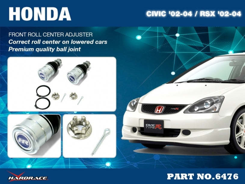 HARDRACE Roll Centre Adjuster - Honda Integra (DC5) / Stream (RN1-RN5) / Civic (EM2/ES1/EP3) - Image 2
