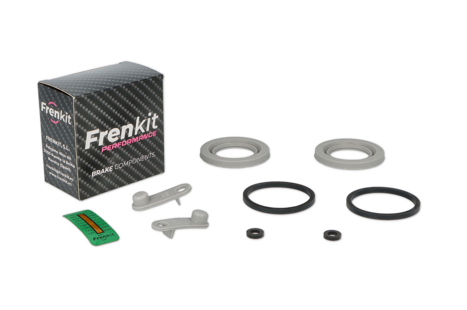 Frenkit Performance Brake Caliper Seal Rebuild Kit - Mitsubishi Lancer Evo (CP9A/CT9A/CZ4A) / Nissan 350Z (Z33) / Honda Civic Type R (FK8/FL5) - Rear Brembo 40mm