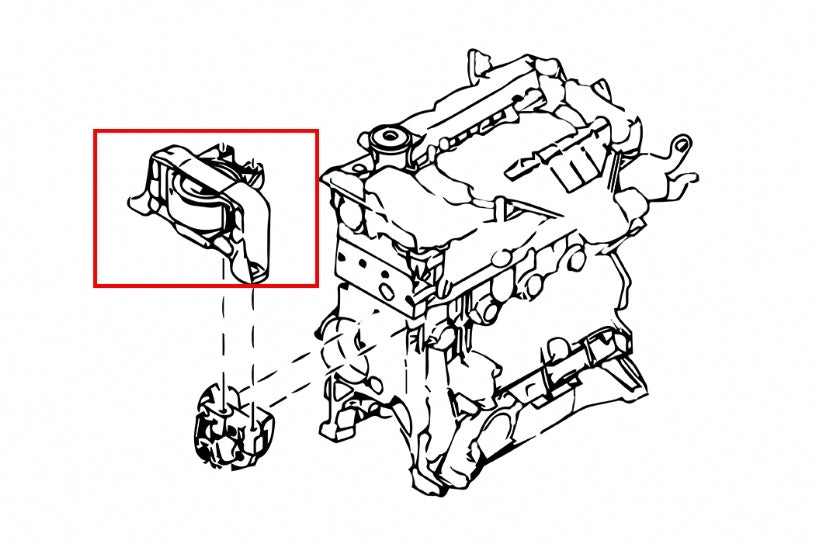 HARDRACE Hardened Engine Mount - Ford Focus (LS/LT/LV/LW/LZ) / Mazda 3 (BK/BL) / 5 (CR/CW) - Image 2